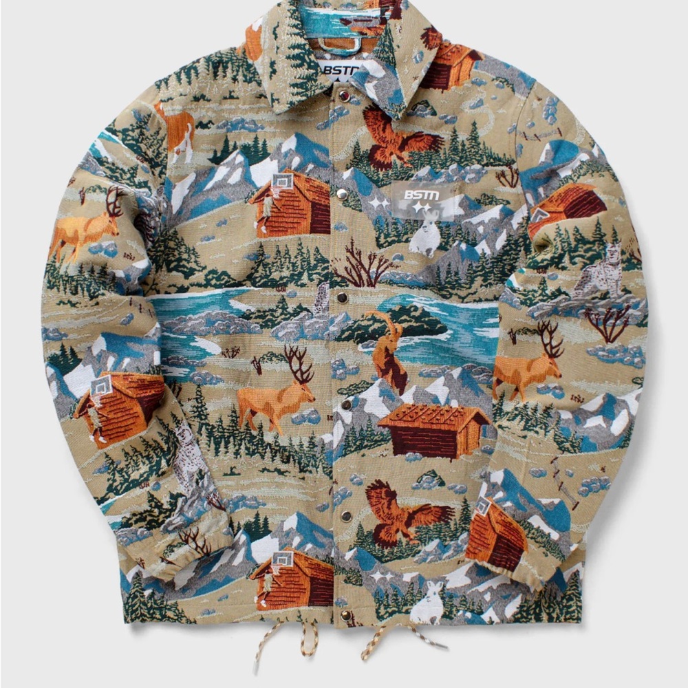 BSTN BRANDJACQUARD COACH JACKET